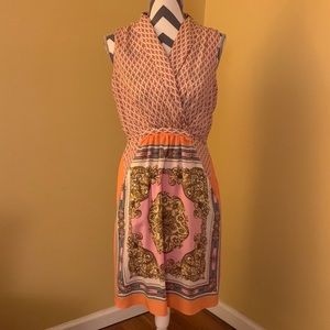 Emma & Michele Patterned Dress w/ Pockets